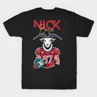 nick bosa the goat T-Shirt